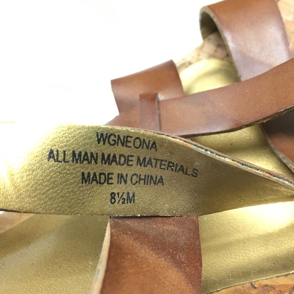 🔖Clearance Sale🔖 Guess | Strappy Cork Wedge Sandals - Picture 7 of 7